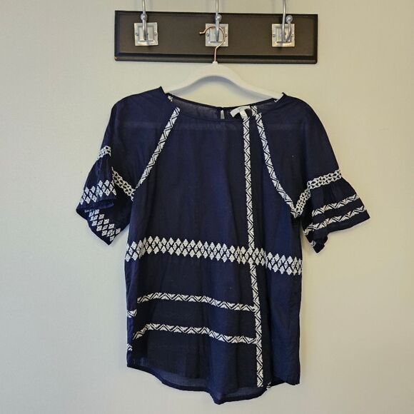 Joie Boho Embroidered Top - Picture 2 of 8